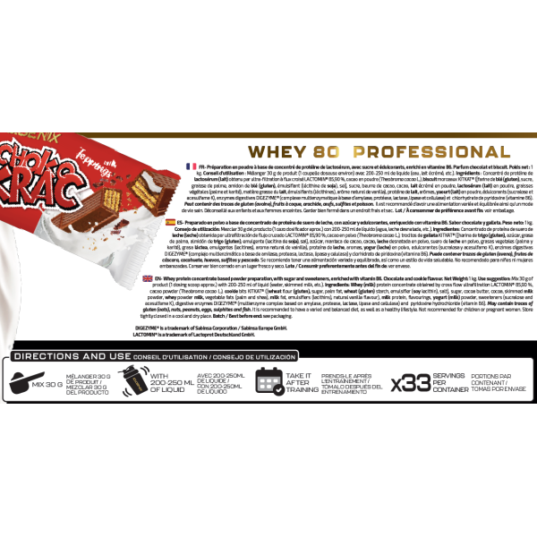 WHEY 80 PROFESSIONAL 1 KG