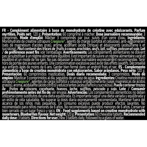 CREALUXE CHEWS MASTICABLE (60 COMPRIMIDOS)