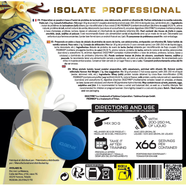 ISOLATE PROFESSIONAL 2 KG