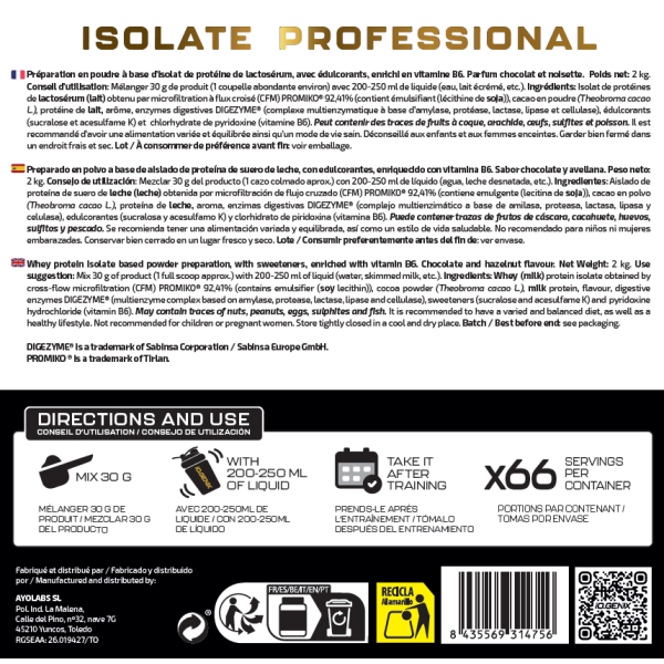 ISOLATE PROFESSIONAL 2 KG