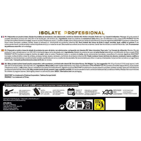 ISOLATE PROFESSIONAL 1KG