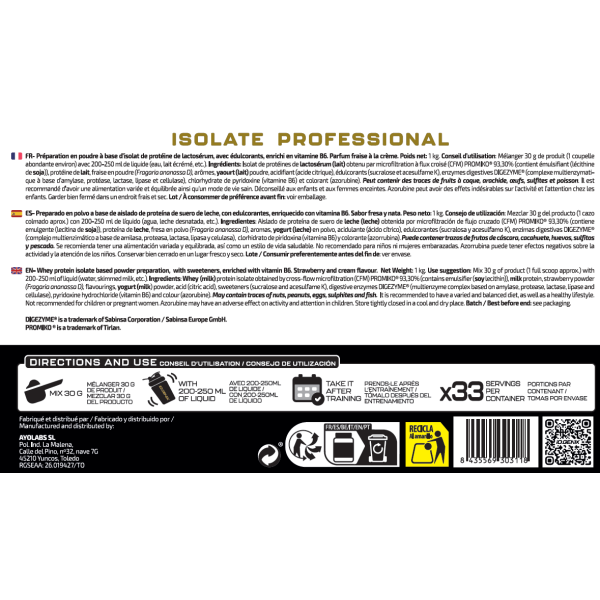 ISOLATE PROFESSIONAL 1KG