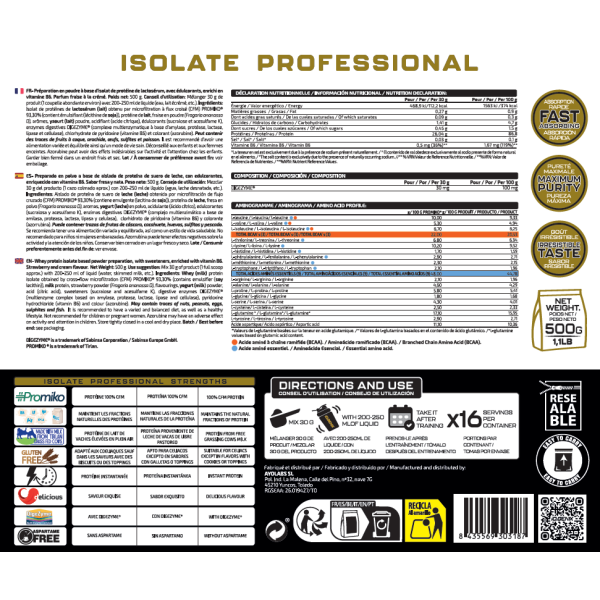 ISOLATE PROFESSIONAL 500G