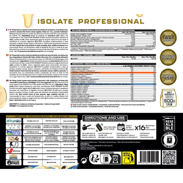 ISOLATE PROFESSIONAL 500G