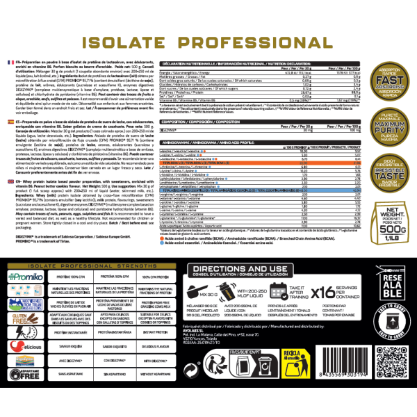 ISOLATE PROFESSIONAL 500G