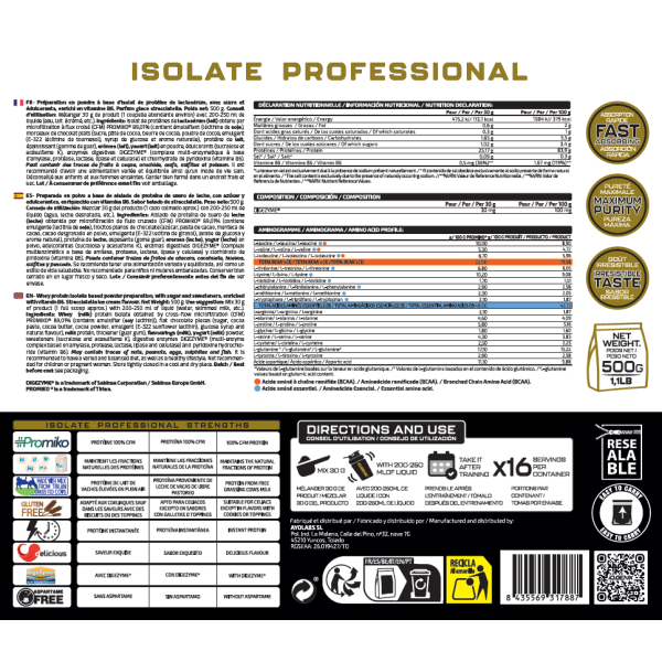 ISOLATE PROFESSIONAL 500G