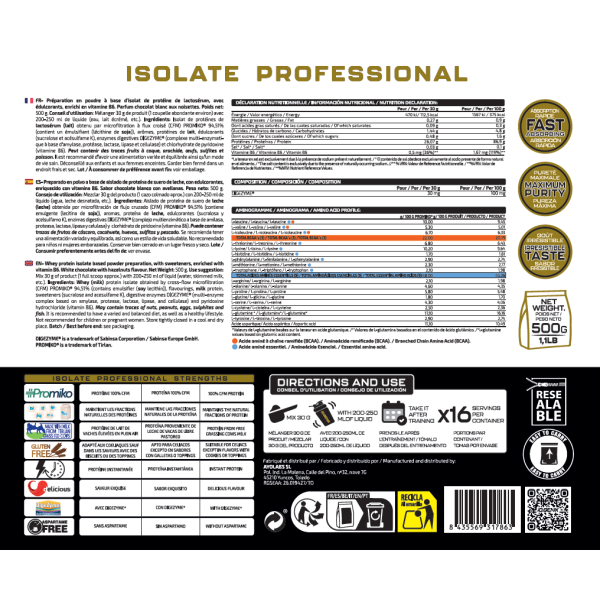 ISOLATE PROFESSIONAL 500G