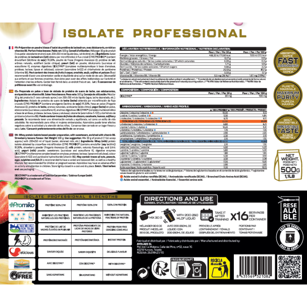 ISOLATE PROFESSIONAL 500G