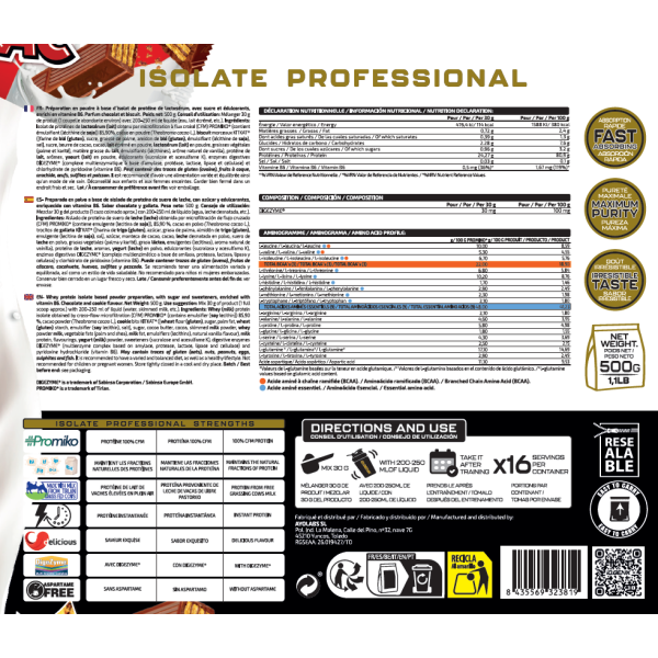 ISOLATE PROFESSIONAL 500G