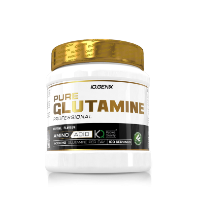 Glutamina - Recuperar masa muscular | iO.GENIX Nutrition