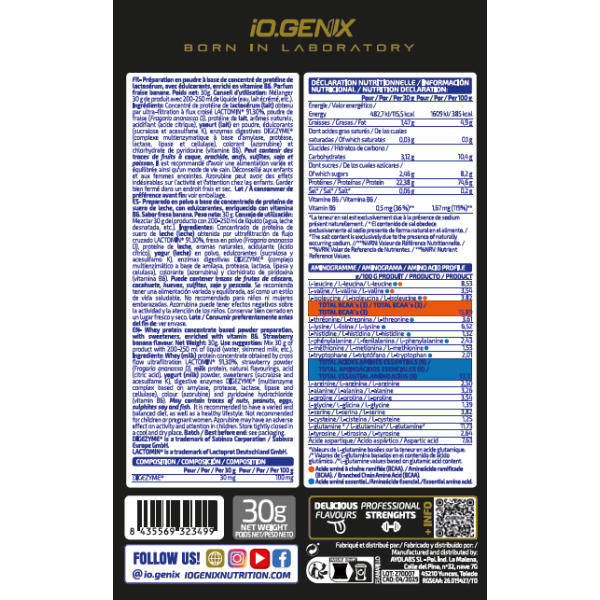 Sobres Monodosis Whey 80 - 30g