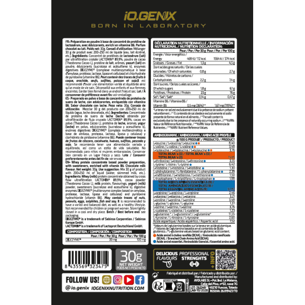 Sobres Monodosis Whey 80 - 30g
