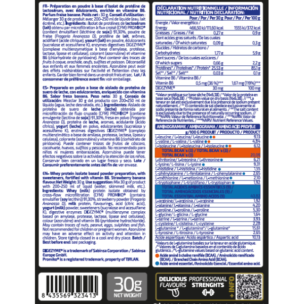 Sobres Monodosis Isolate - 30g